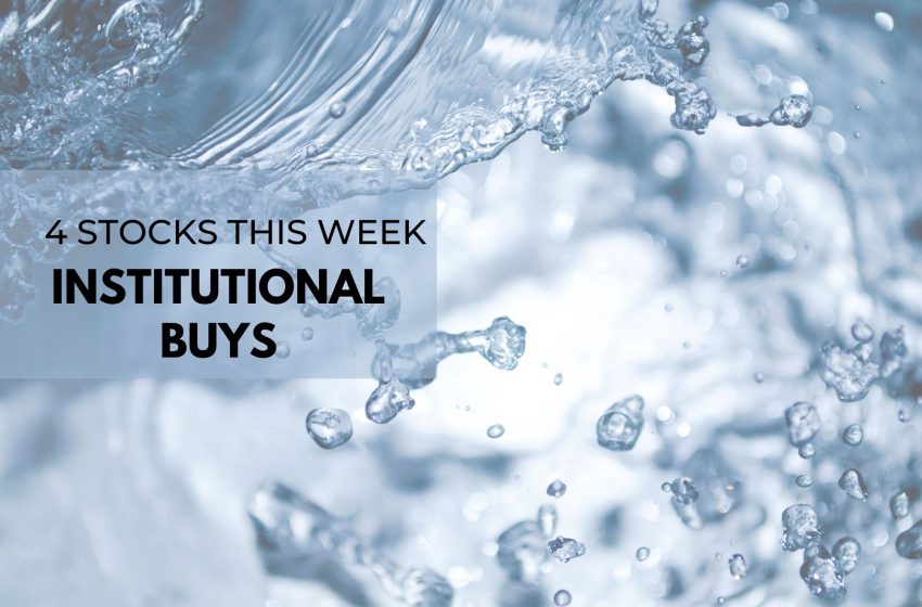  4 Stocks This Week (Top Institution Buys) [9 October 2021] Ascendas REIT (SGX: A17U); Yangzijiang (SGX: BS6); SGX (SGX: S68); ParkwayLife REIT (SGX: C2PU)